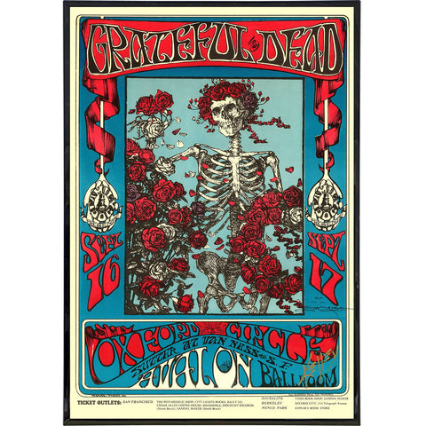 Grateful Dead 1966 Show Poster Print