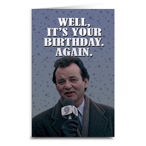 Groundhog Day "It's Your Birthday" Card