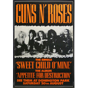 Guns N' Roses Show Poster Print - Shady Front