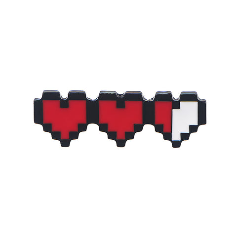 "Zelda" Heart Containers Enamel Pin