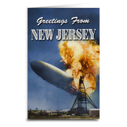 Greetings from New Jersey "Hindenburg" Greeting Card - Shady Front