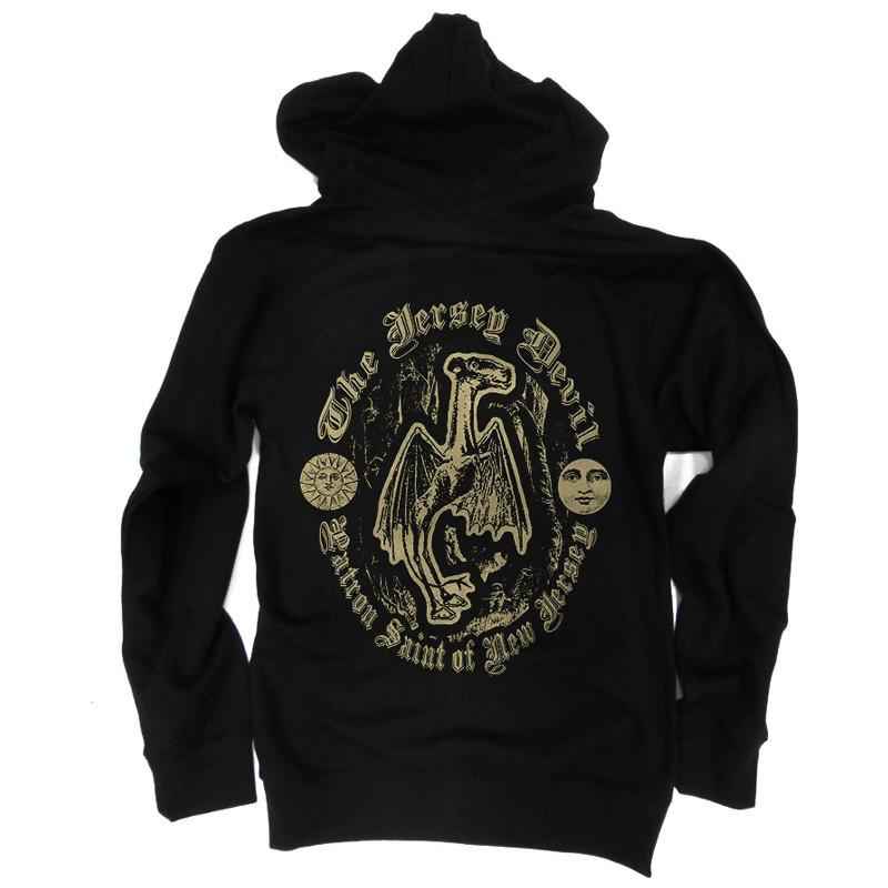 Jersey Devil Patron Saint Zip Up Hoodie Wholesale Supplier - Shady Front