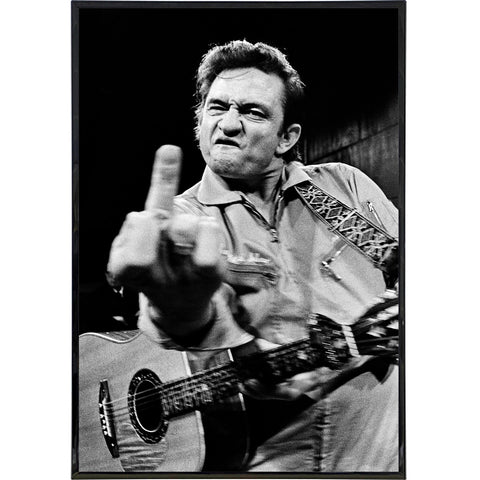 Johnny Cash "Middle Finger" Photo Print