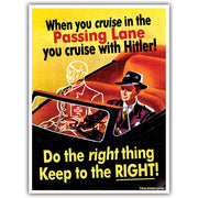 Keep to the Right Car Magnet - Shady Front