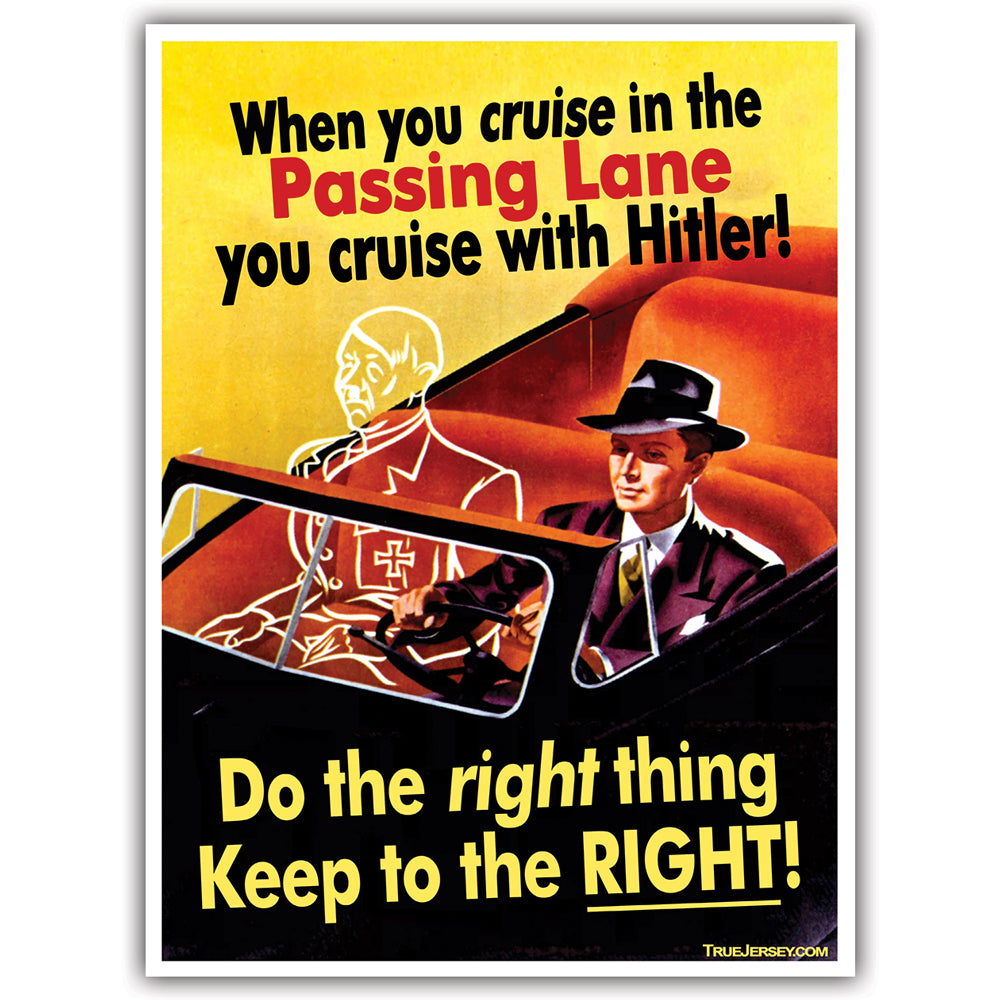 Keep to the Right Car Magnet - Shady Front