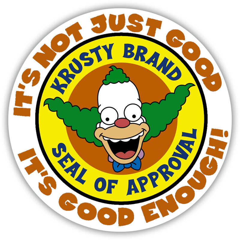 Krusty Seal of Approval Flexible Magnet Wholesale Supplier - Shady Front