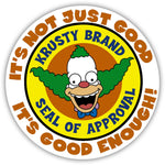 Krusty Seal of Approval Sticker