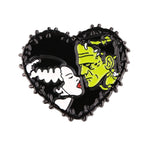 The Bride and Frankenstein Enamel Pin