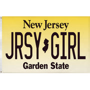 Jersey Girl License Plate Flag - Shady Front