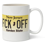 License Plate "FCK OFF" Mug
