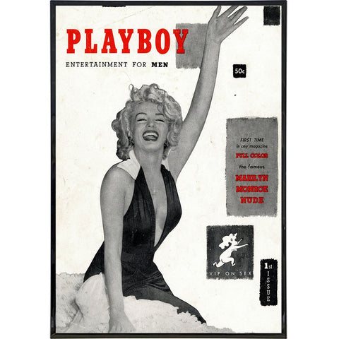 Marilyn Monroe Playboy Cover Print - Shady Front / Wholesale Prints, Patches, Buttons, Greetings Cards, New Jersey Apparel, Stickers, Accessories