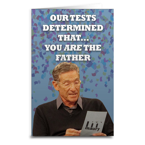 Maury "You Are the Father" Card