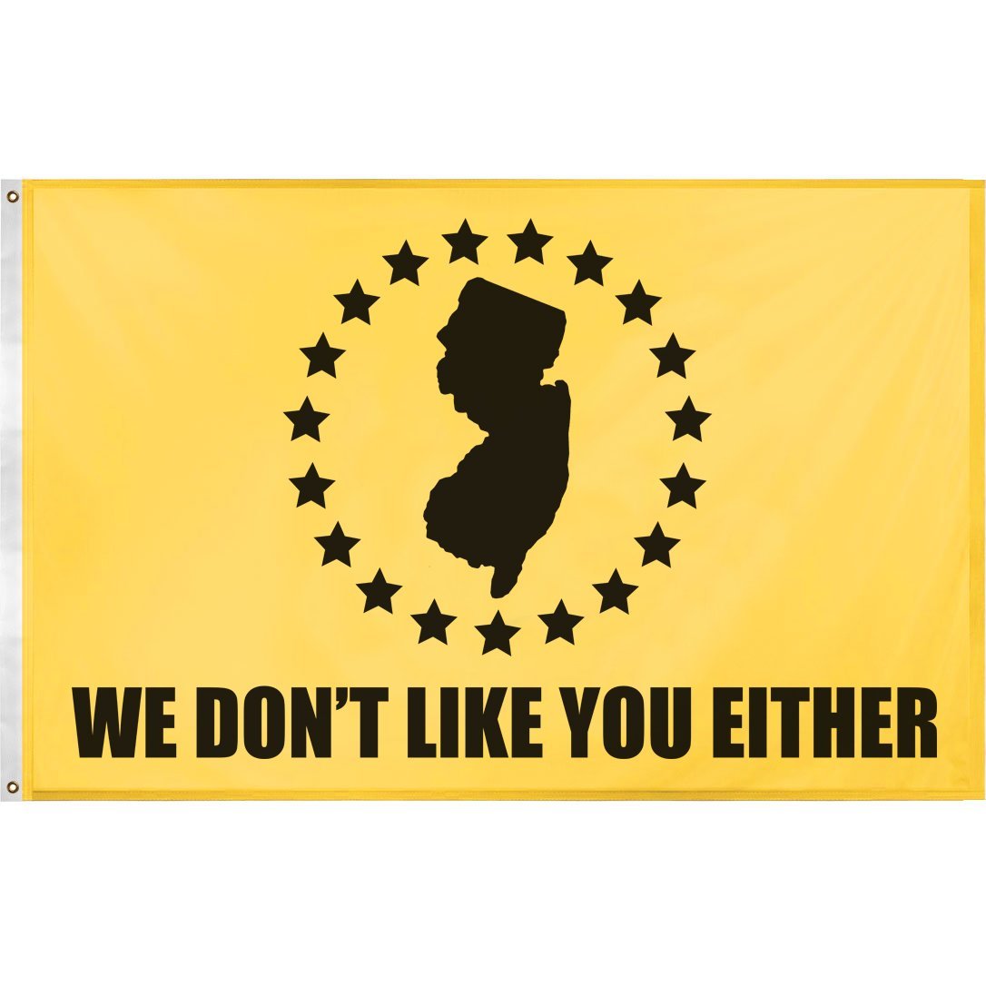 Mutual Feelings Flag - Shady Front / Wholesale Prints, Patches, Buttons, Greetings Cards, New Jersey Apparel, Stickers, Accessories