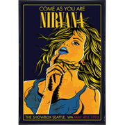 Nirvana "Come As You Are" Show Poster Print - Shady Front