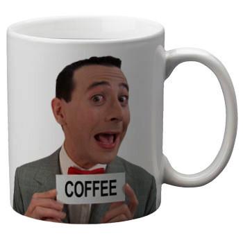 Pee Wee Herman Mug - Shady Front / Wholesale Prints, Patches, Buttons, Greetings Cards, New Jersey Apparel, Stickers, Accessories