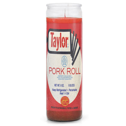 Taylor Ham Pork Roll Prayer Candle - Shady Front