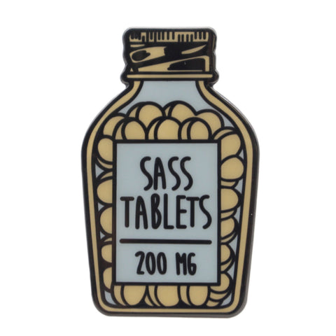 Sass Tablets Enamel Pin