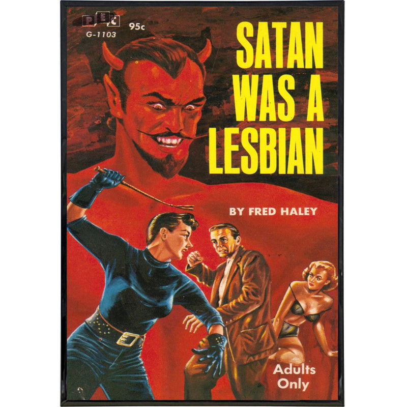 Satan Was a Lesbian Book Cover Print Wholesale Supplier - Shady Front
