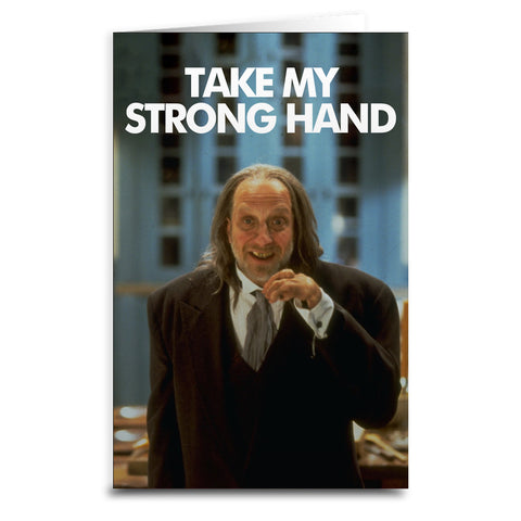 Scary Movie "Take My Strong Hand" Card