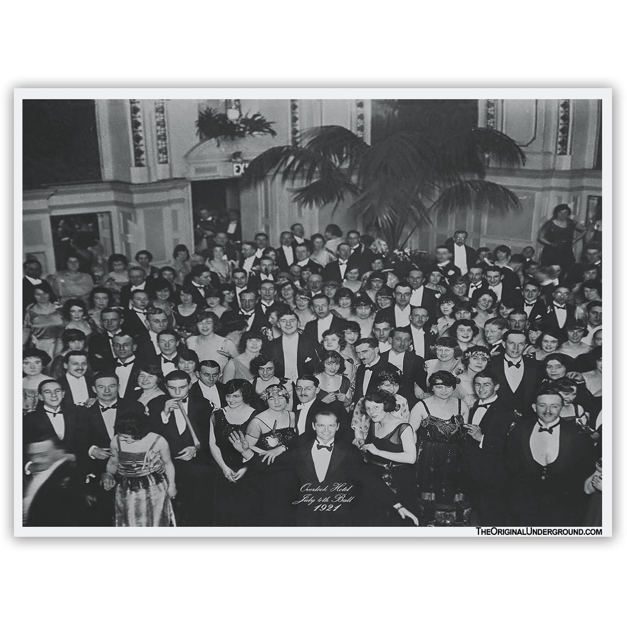 "The Shining" Overlook Hotel Party Photo Car Magnet - Shady Front