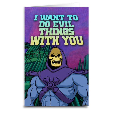 Skeletor "Evil Things" Card