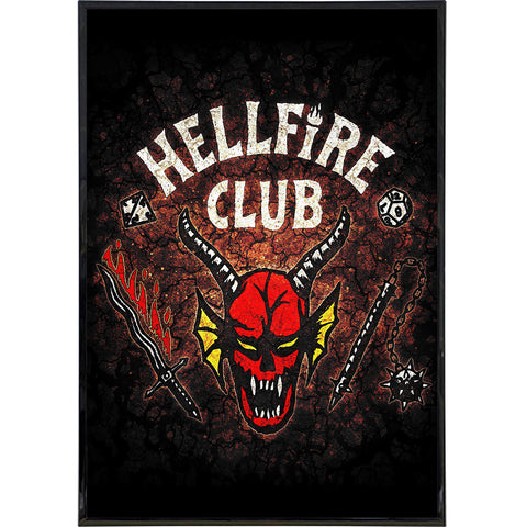 Stranger Things Hellfire Club Poster Print
