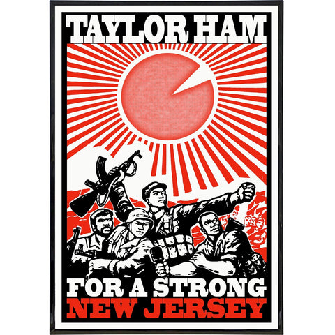 Taylor Ham for a Strong New Jersey Print - Shady Front / Wholesale Prints, Patches, Buttons, Greetings Cards, New Jersey Apparel, Stickers, Accessories