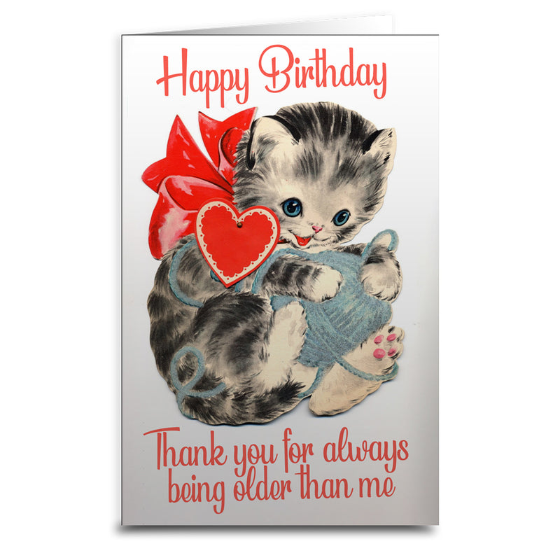 Thanks for Being Older Birthday Card Wholesale Supplier - Shady Front