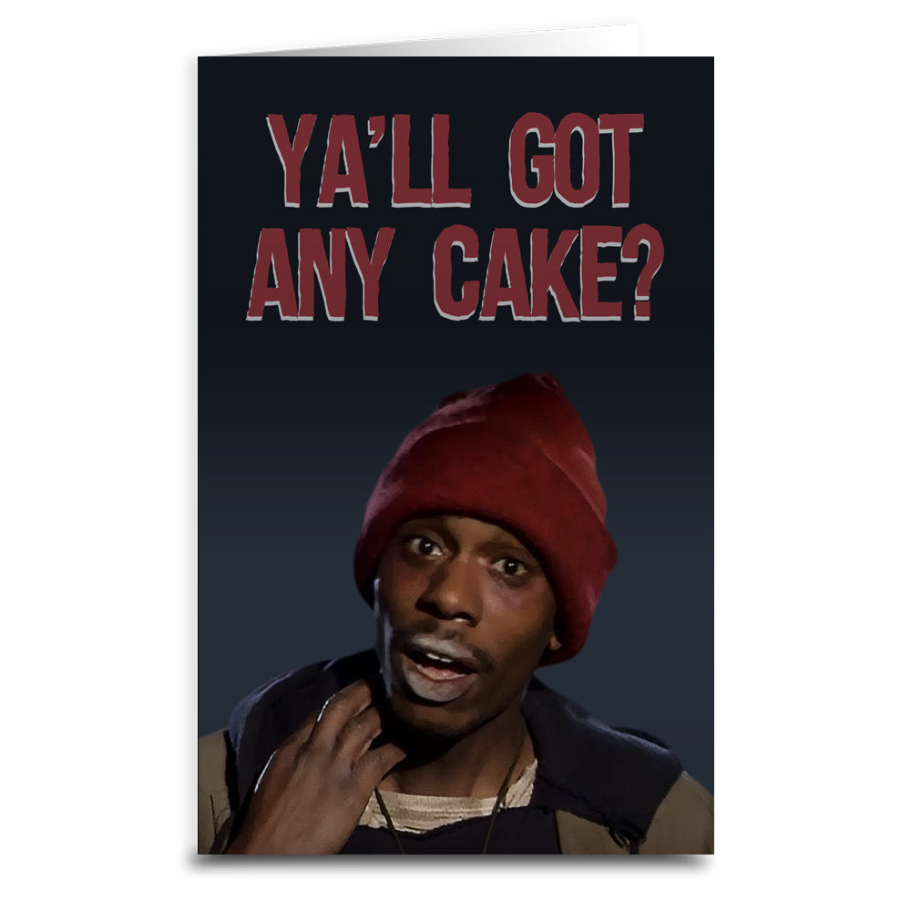 Tyrone Biggums Birthday Greeting Card - Shady Front