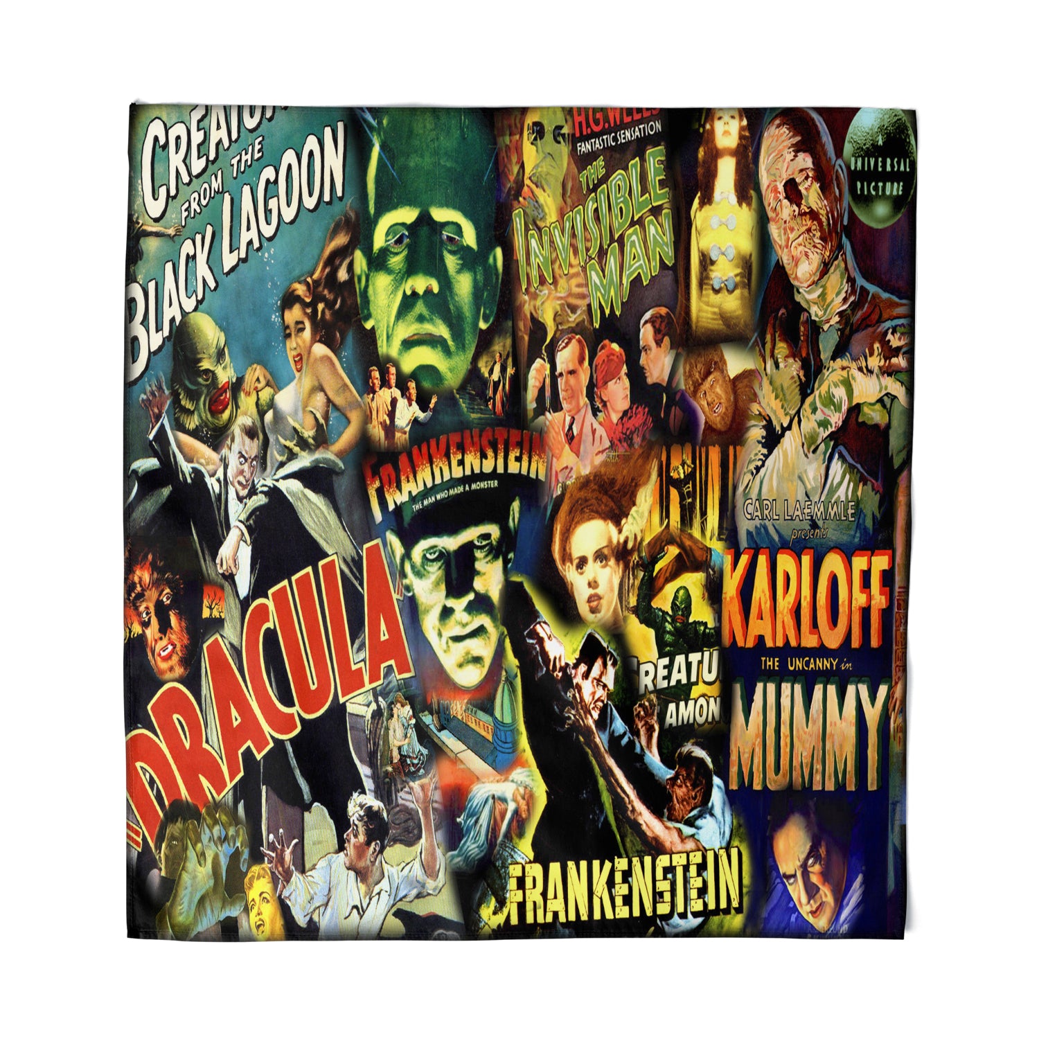 Universal Monsters Film Covers Bandana - Shady Front
