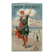 We Don't Like You Either Card - Shady Front / Wholesale Prints, Patches, Buttons, Greetings Cards, New Jersey Apparel, Stickers, Accessories