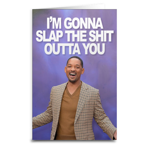 Will Smith "Gonna Slap You" Card