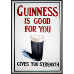 Guinness Gives You Strength Ad Print - Shady Front