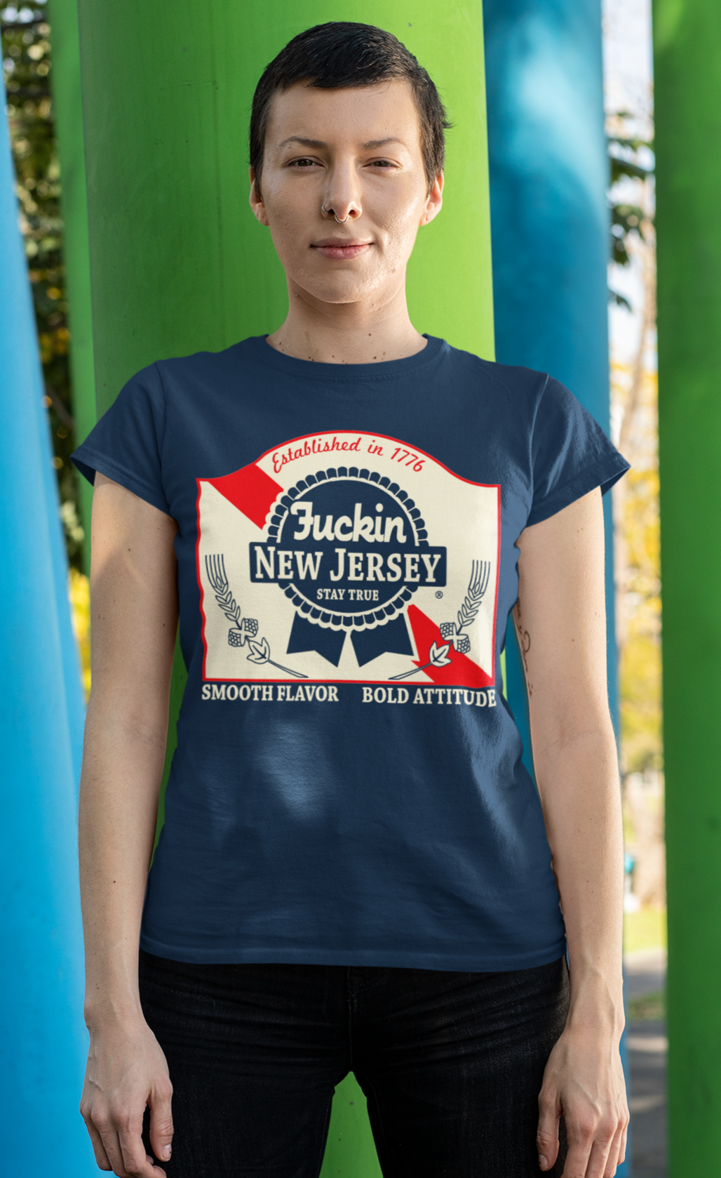 Blue Ribbon Girls Shirt - Shady Front