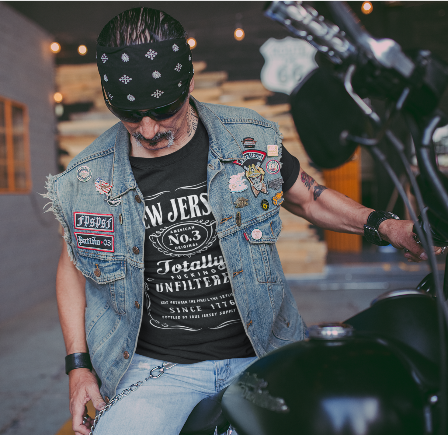 Old Number Three T-Shirt - Shady Front