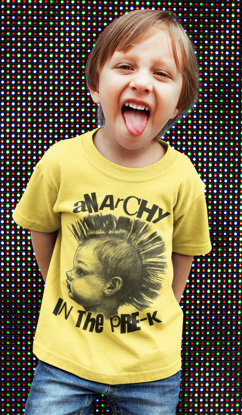 Anarchy in the Pre-K Kids Shirt - Shady Front